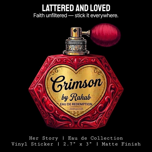 Crimson by Rahab Sticker | Her Story: Eau de Collection