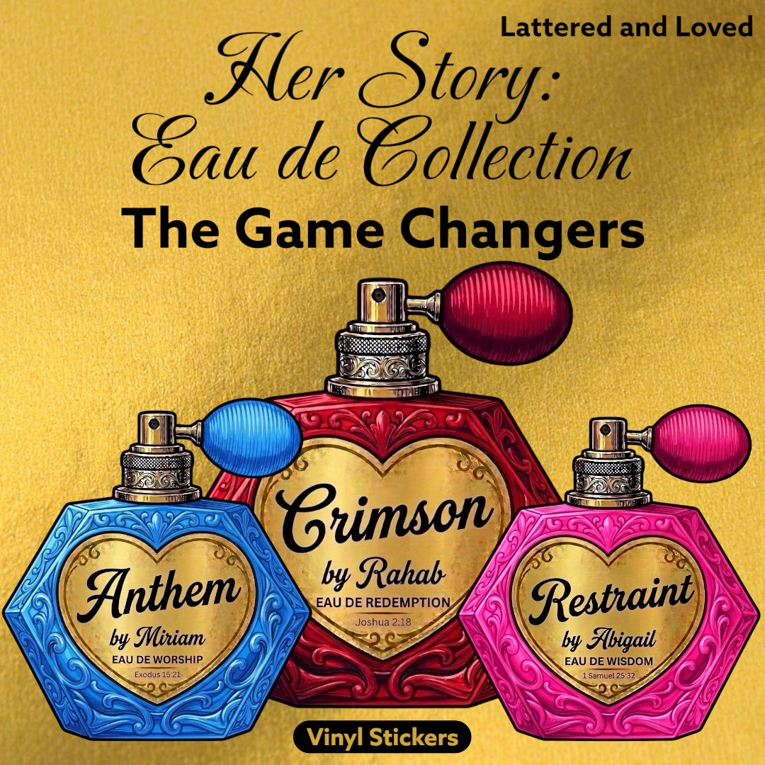 Crimson by Rahab Sticker | Her Story: Eau de Collection