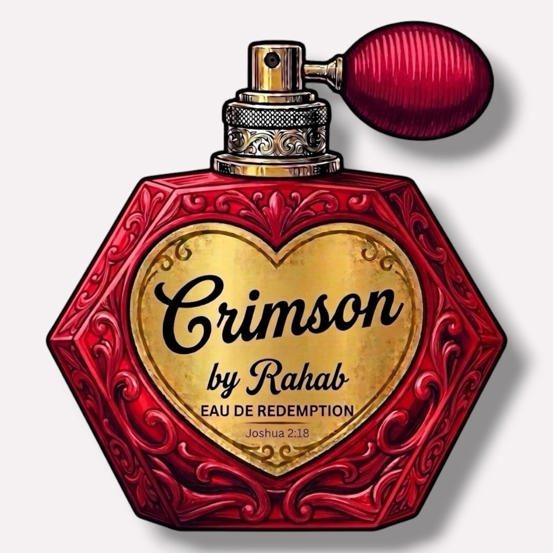 Crimson by Rahab Sticker | Her Story: Eau de Collection