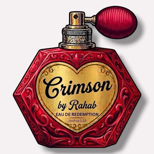 Crimson by Rahab Sticker | Her Story: Eau de Collection